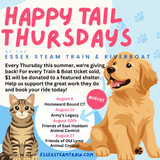 Thursday August 13, 2026 Steam Train AND Steam Train & Riverboat Excursions