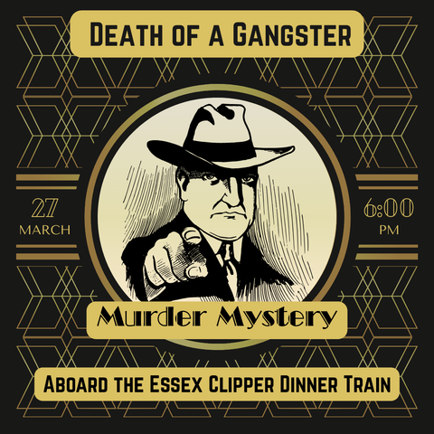 Murder Mystery Dinner Train, Friday March 27, 2026 @ 6:00 pm